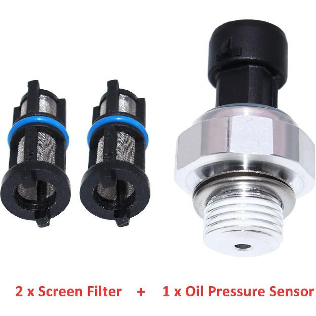 Engine OPS Oil Pressure Sensor Switch Sending Unit with Screen Filter D1846A Compatible with Chevrolet Chevy Silverado Suburban Tahoe GMC Yukon