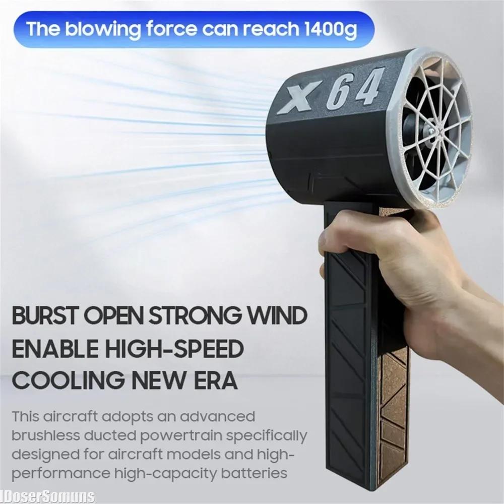 Electric Duster Stepless Adjustable Speed Intelligent Temperature Control System Brushless Motor Jet Dry Blower for Outdoor