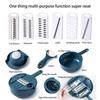 12In1 Multi-Functional Vegetable Chopper Carrots Potatoes Manually Cut Shred Slicer Radish Grater Kitchen Tools Vegetable Cutter