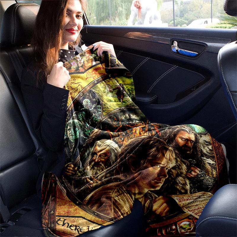 The Hobbit: An Unexpected Journey Poster PrintPrint Blanket, Soft Blanket For Sofa Office Bed And Travelling Daughter Birthday Gift esj369