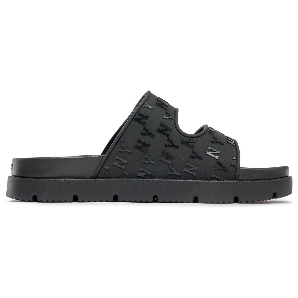 MLB Slipper Chunky Bouncer Slip Resistant Abrasion Resistant Slide Slippers Unisex Black 3ALPCBT33-50BKS