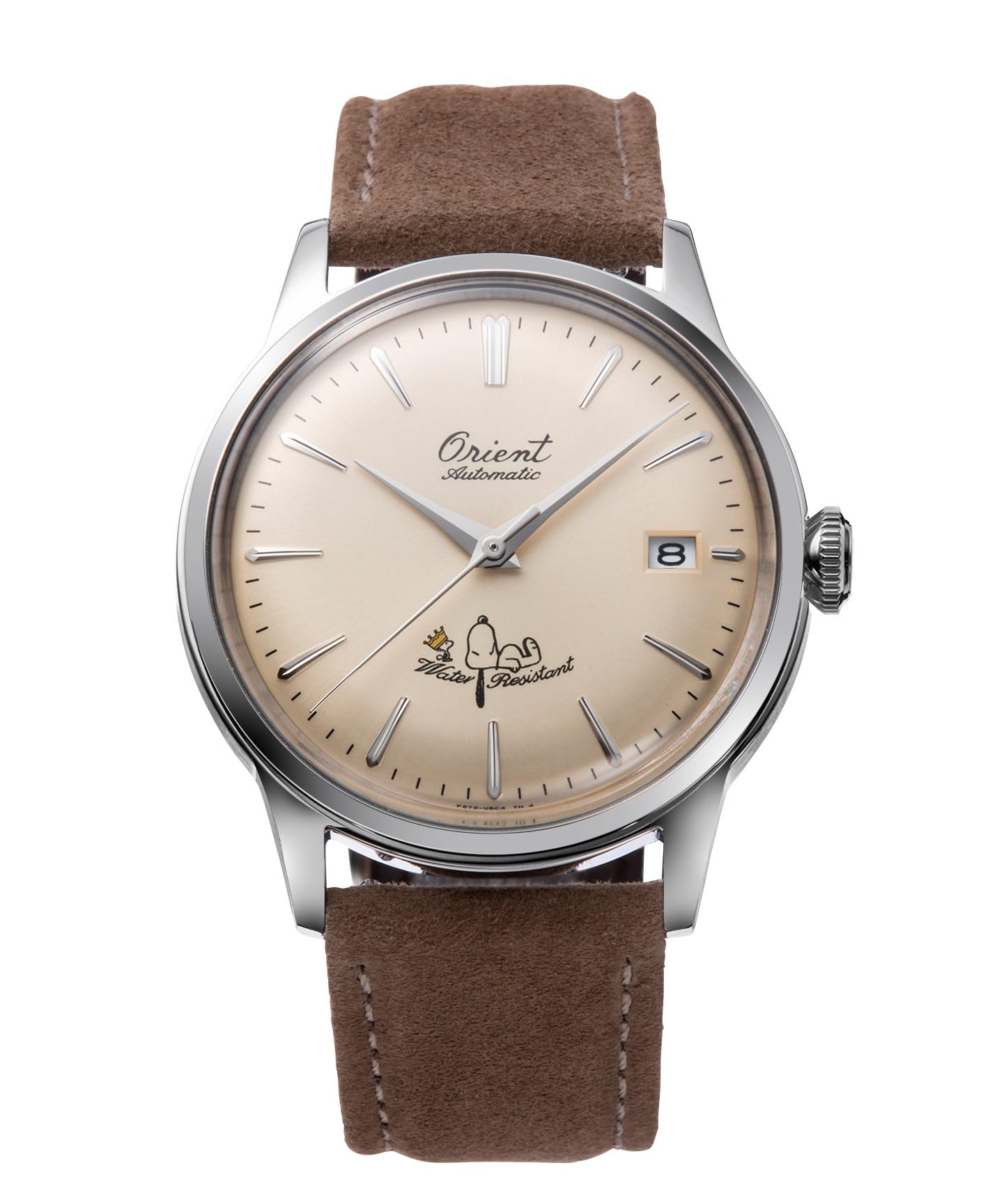 

Bambino Automatic Watch Mechanical Automatic Collaboration Domestic Warranty Limited to 150 Cream Yellow [Orient Watch] Peanuts Manufacturer