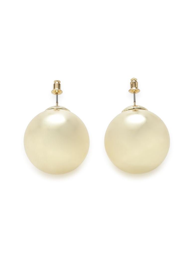 Big Ball Earrings 13WGA255323GLDF