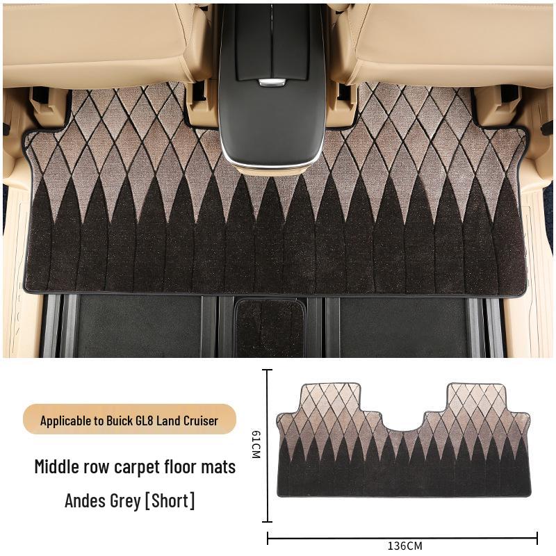 25 Buick GL8 Luxgen PHEV Middle Row Carpet Floor Mats - Interior Upgrade