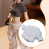-Shirt Top for Female Dolls, Short Articulated Figures, Made of Quality Material, Suitable