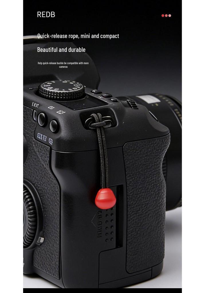 Quick Release Crossbody & Wrist Camera Strap for DSLR/Mirrorless - Photography Accessory