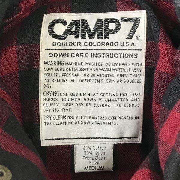 CAMP7 90% Down Jacket with Detachable Hood/Men's Size M/Black/Coat/Jumper(USED)