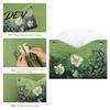 Space Saving Paper Holder PU Leather Tissue Box Cover with Wild Rose/Sunflower Pattern, Foldable Desktop Organizer, Napkin Multi Purpose Storage
