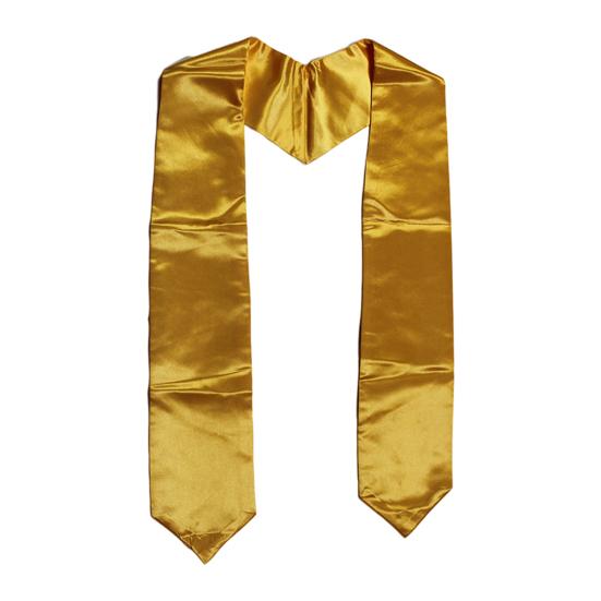 Graduation Stole Super Soft Vibrant Color Faux Silk Unisex Adult Graduation Honor Stole for Students