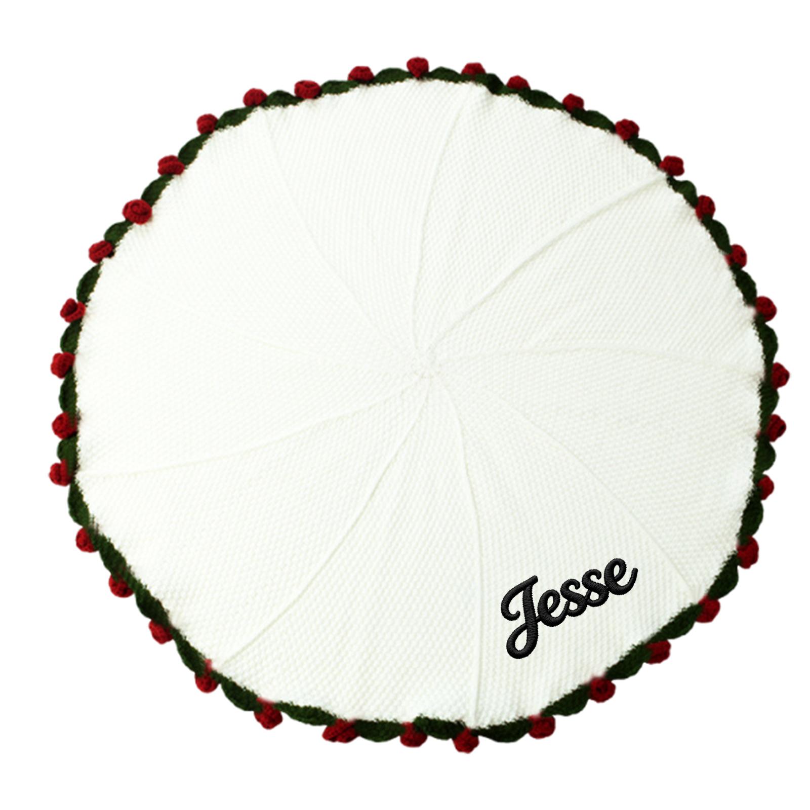

Personalized Rose-patterned Sofa Blanket/wool Blanket S червоний