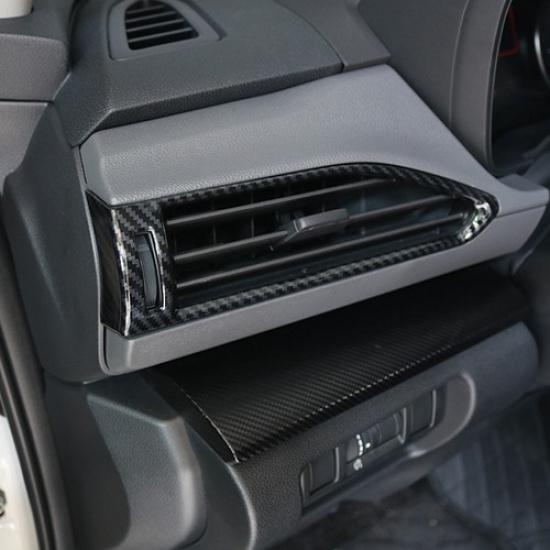 Carbon Fiber Front Side Air Vent Outlet Cover Trim For Subaru Crosstrek 2023 24