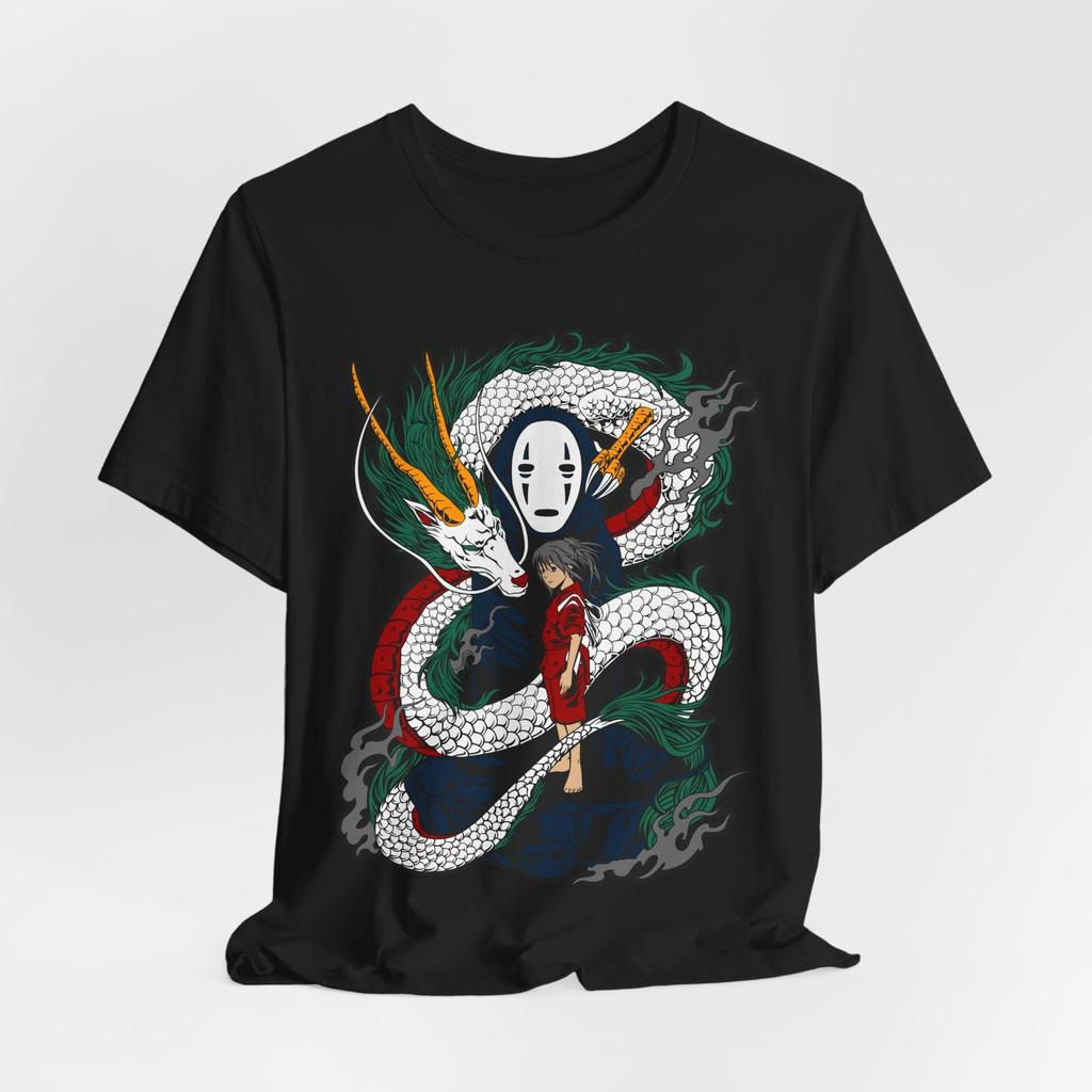 Spirited Away Anime Koszulka Graficzna Męska Damska Koszulki Top Koszulki - Koszulka Unisex Męska Damska Koszulki Top, Koszulka Studio Ghibli, Hayao