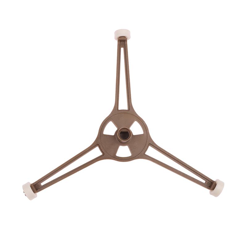 1 Pz Anello Rotante Circolare Supporto a Rulli Staffa Microonde Piatto Girevole Staffa Base Piatto Girevole in Vetro Supporto Vassoio