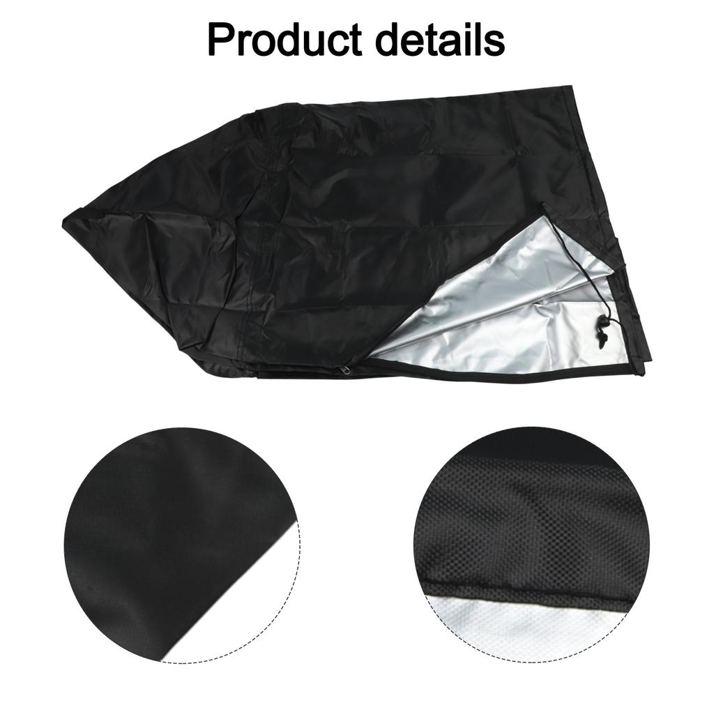 Adjustable Cover Waterproof Pool Pump Cover 420D Waterproof Material Compatible With Krystal Pool Secure Drawstring Design