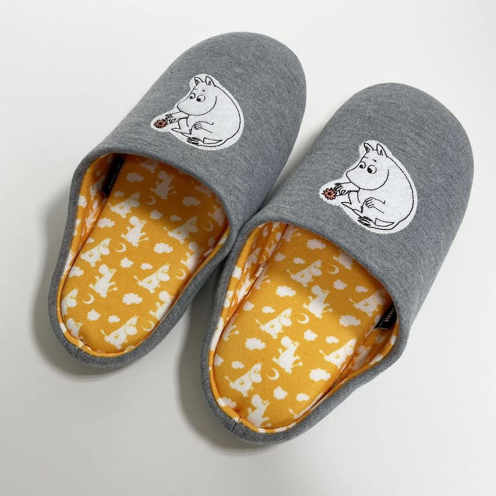 and easy to walk gray slippers featuring Sizes Product Also suitable as room slippers or slippers for indoor use or as a guest Moomin Cute,