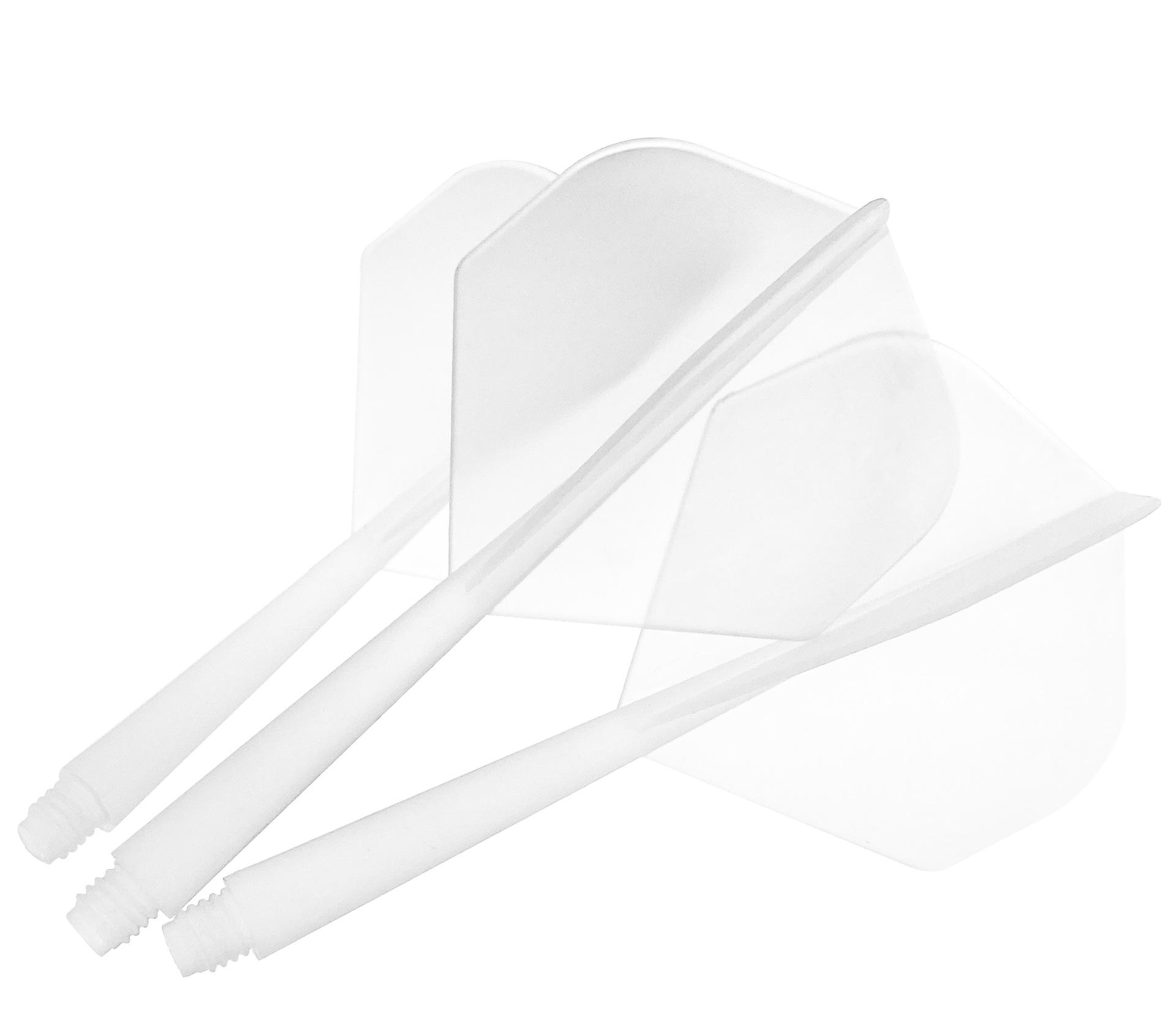 

3pcs Dart Fins One Size білий