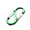 2pcs S Shape Carabiner Aluminum Alloy 8 Figure Clip for Outdoor Water Bottle Keychain Hooks hiking Fishing Hooks