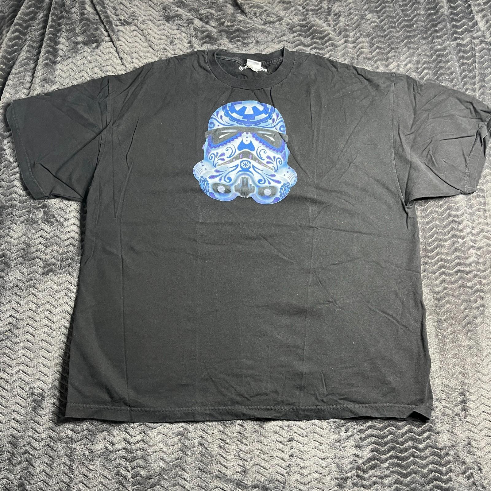 Star Wars Stormtrooper Sugar Skull T-Shirt Size 3XL Black XXL
