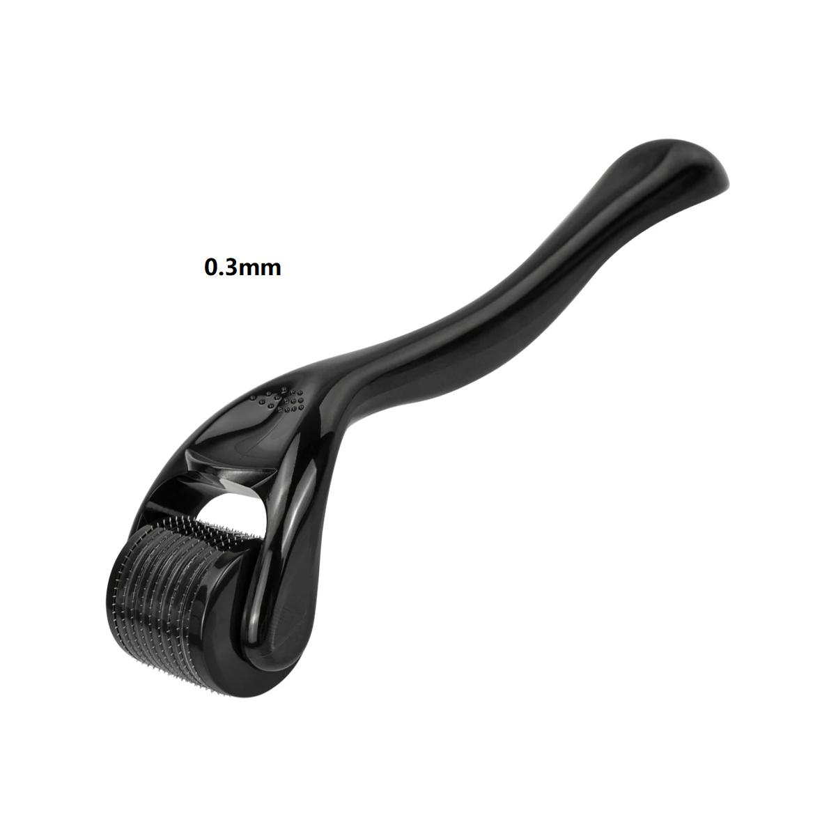 

540 игл для роста волос на лице и теле Дермароллер для кожи бороды 0,2 мм 0,25 мм 0,3 мм Игольчатый микро ролик для лица