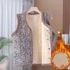 Winter Thickened Fleece Lined Cotton Vest for Women Warm Stylish Mommy Winter Clothes Mid-aged and Elderly Group Fashionable ...