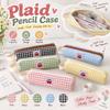 Large Capacity Pencil Bag Wrist Strap Stationery Pouch Zipper Pencil Case  School Supply Organizer