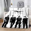 Bill Tom Kaulitz Tokio Hotel Rock Band 2026 New Style Blanket,Soft Throw Blanket for Home Bedroom Bed Sofa Cover Kids Gift Cover