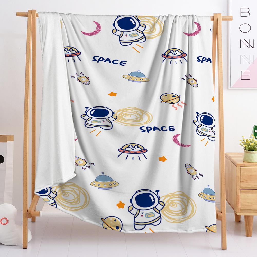 Flannel Blanket Bedroom Blanket European And American Size Blanket Digital Printing