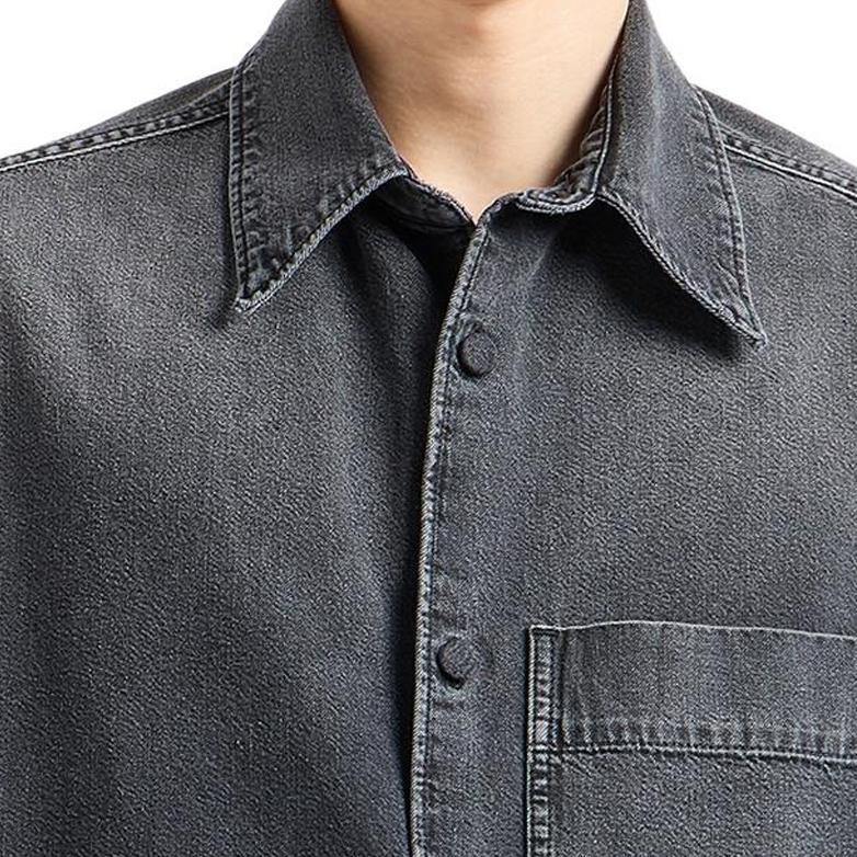 Emporio Armani Garment Treated Denim Shirt Jacket 6D1C9P-1D6CZ-0006