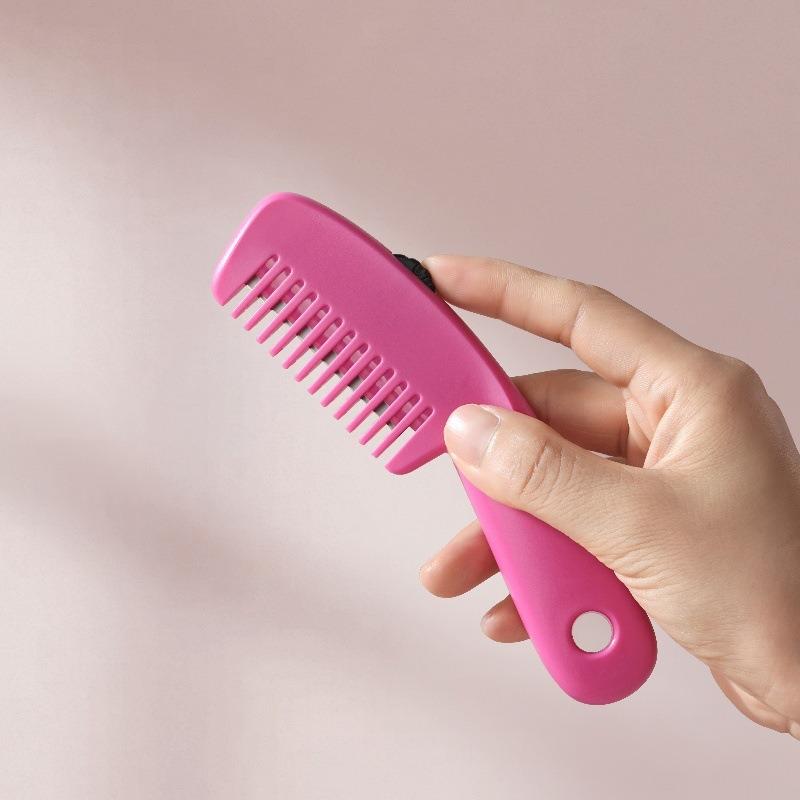Portable Adjustable Three-Speed Hair Trimming Comb with Blade Home Self-Care Hair Split Ends Bangs Comb Detachable Trimmer Tools