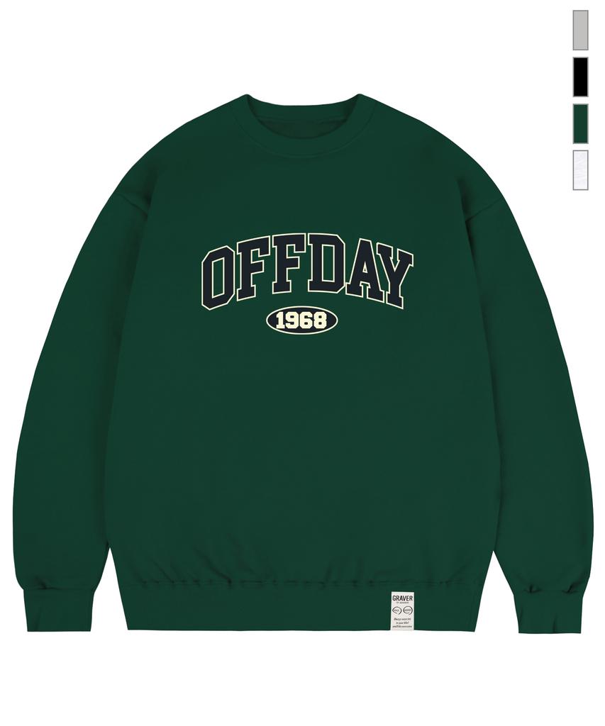 GRAVER [Unisex] 1968 Offday Sweatshirt_4 Colors