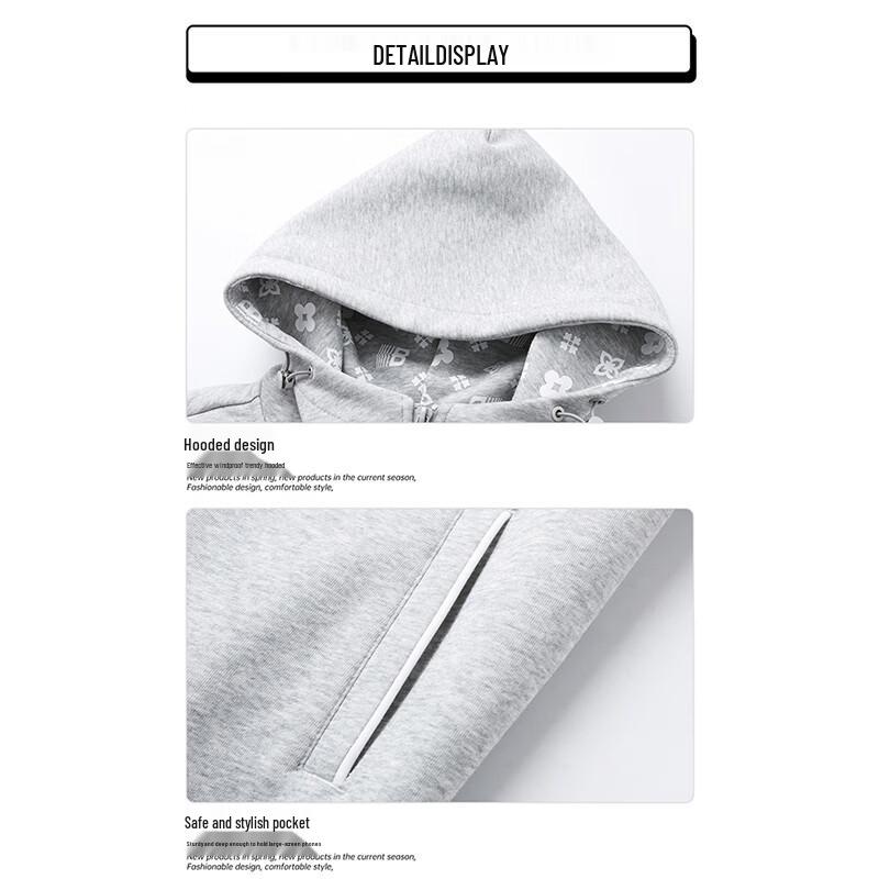 La Chapelle Women's Casual Hooded Zip-Up Sweatshirt
