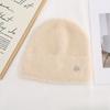 Women's Plush New Korean Knitted Hat for Autumn and Winter Versatile Warm Ear Protection Thickened Fashionable Wool Hat