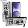 KEYSION Custodia blindata antiurto per Redmi Note 15 Pro+ 5G Silicone+PC Supporto ad anello metallico verticale Copri telefono per Redmi Note 15 4G 5G