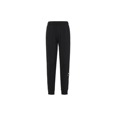 Printed High-Waisted Straight-Leg Joggers Women Joggers Black CJ5029-010