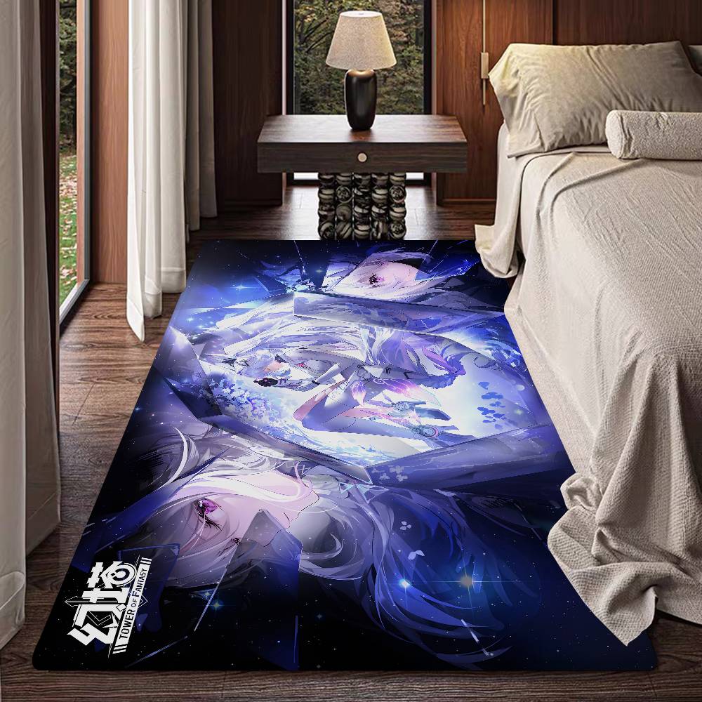 T-Tower of Fantasy Cartoon Floor Mat Nordic Style Home Doormat Bathroom-Toilet Mats Bedroom Hotel Decor Mat