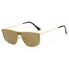 New fashion couple metal sunglasses retro old money wind lazy sunglasses personalized integrated glasses