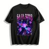 Cyberpunk Style SAJA BOYS Printed Top Cool Dark Anime Character Unisex Casual T-Shirt Pure Cotton T-shirt