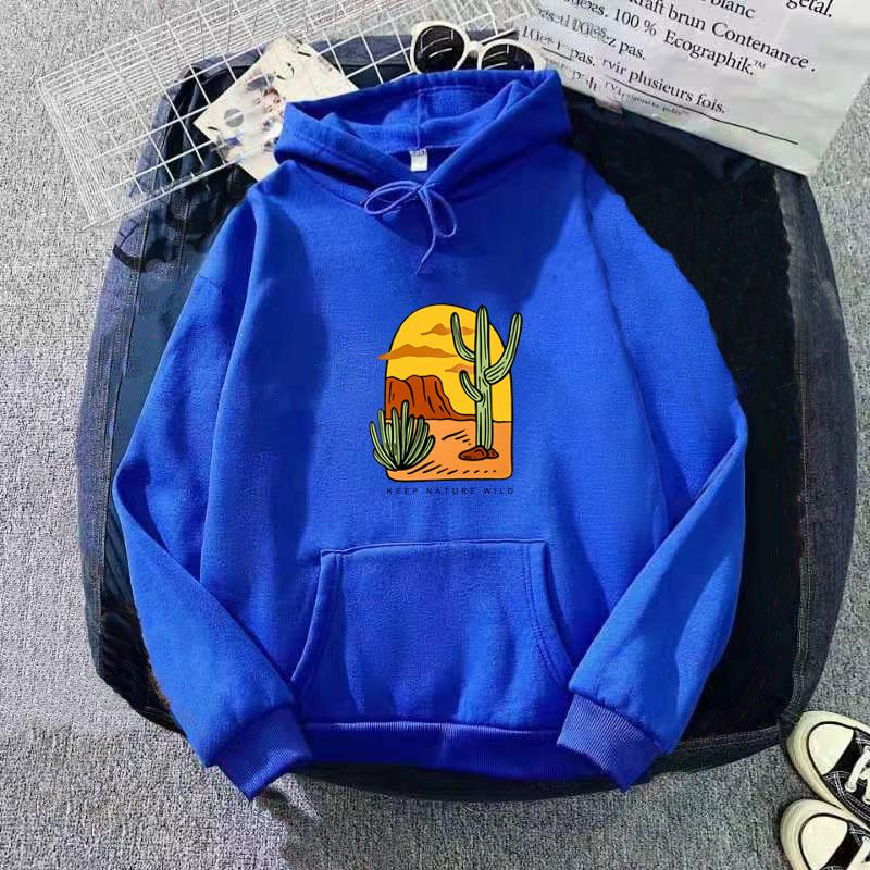 Women's Fleece Hoodie Hooded Top for Autumn and Winter Ladies Pattern Print Long Sleeve Pullover Sweatshirt