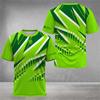 Men Fashion Short Sleeve 3d Print T Shirt Round Neck Summer Plus Size Tees