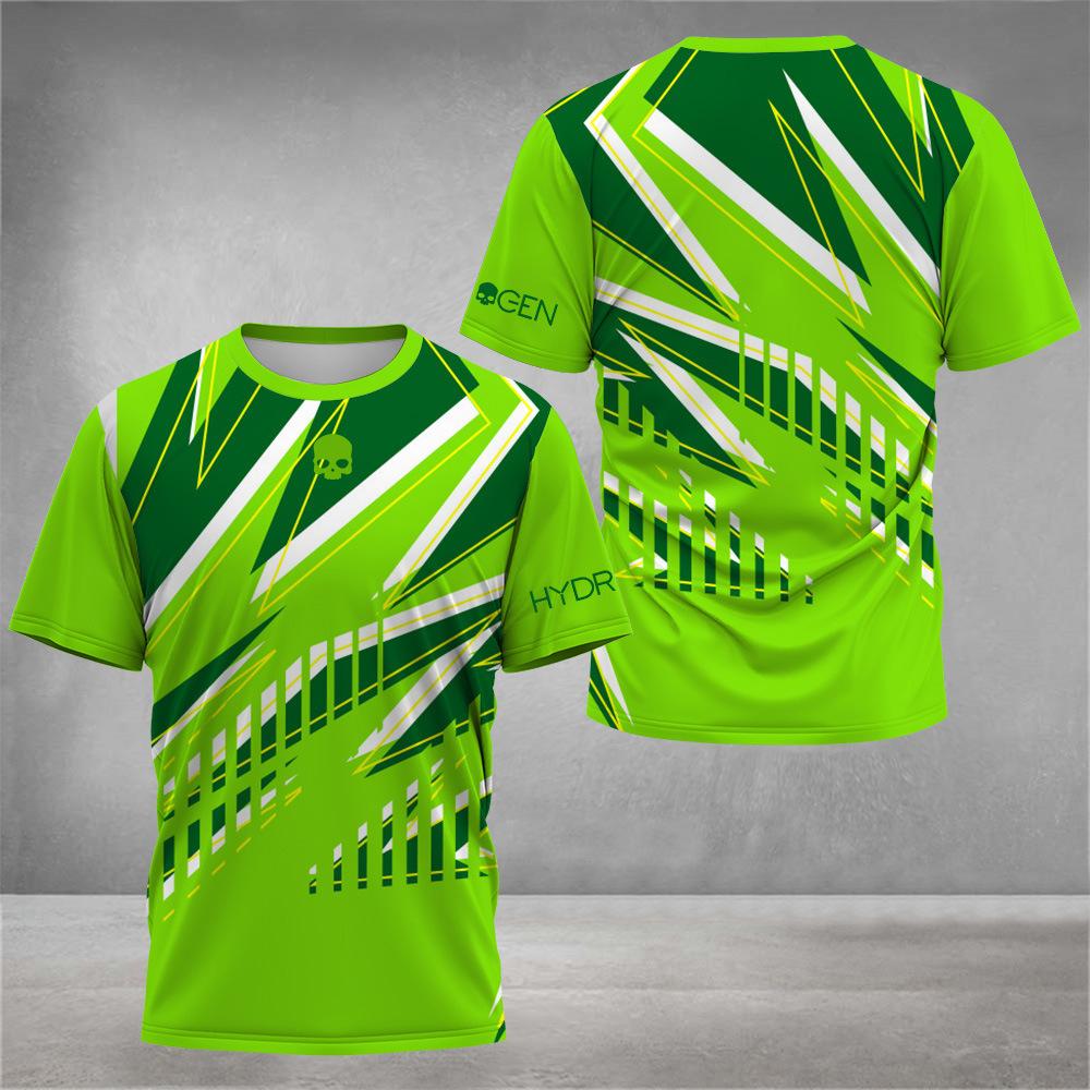 Men Fashion Short Sleeve 3d Print T Shirt Round Neck Summer Plus Size Tees