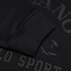 FILA Milano Series Simple Casual Versatile Fleece Hoodie Men hoodies Black F11M515205FBK