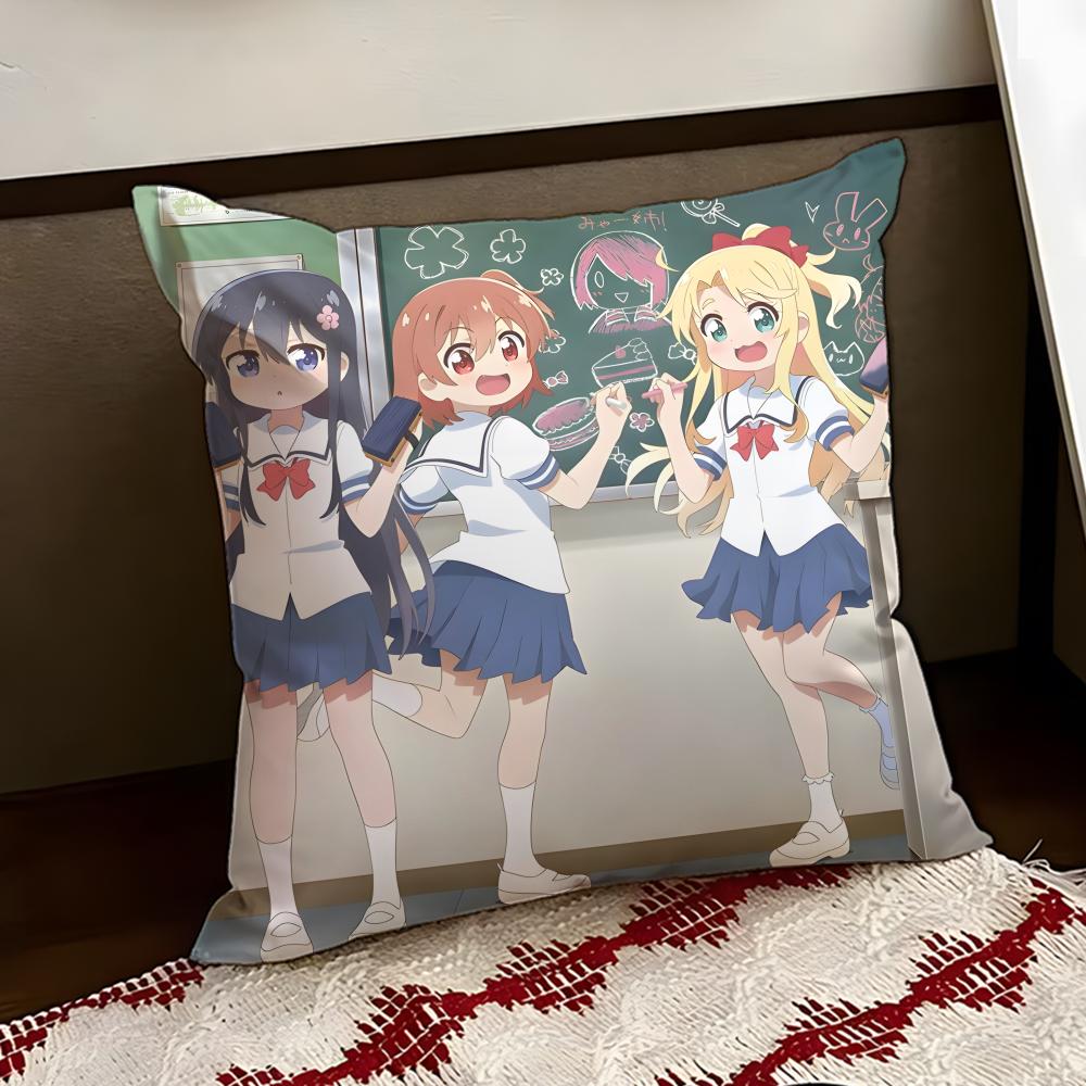 Anime Cute WWataten Cushion Cover Reversible Soft Durable Pillow Cover Home  Car MultiScene Use for Daily Comfort