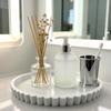 Dekorative Schale mit Wellenrand, modern, runde Form, multifunktionale Schale, neue Aufbewahrungsschale, Couchtisch