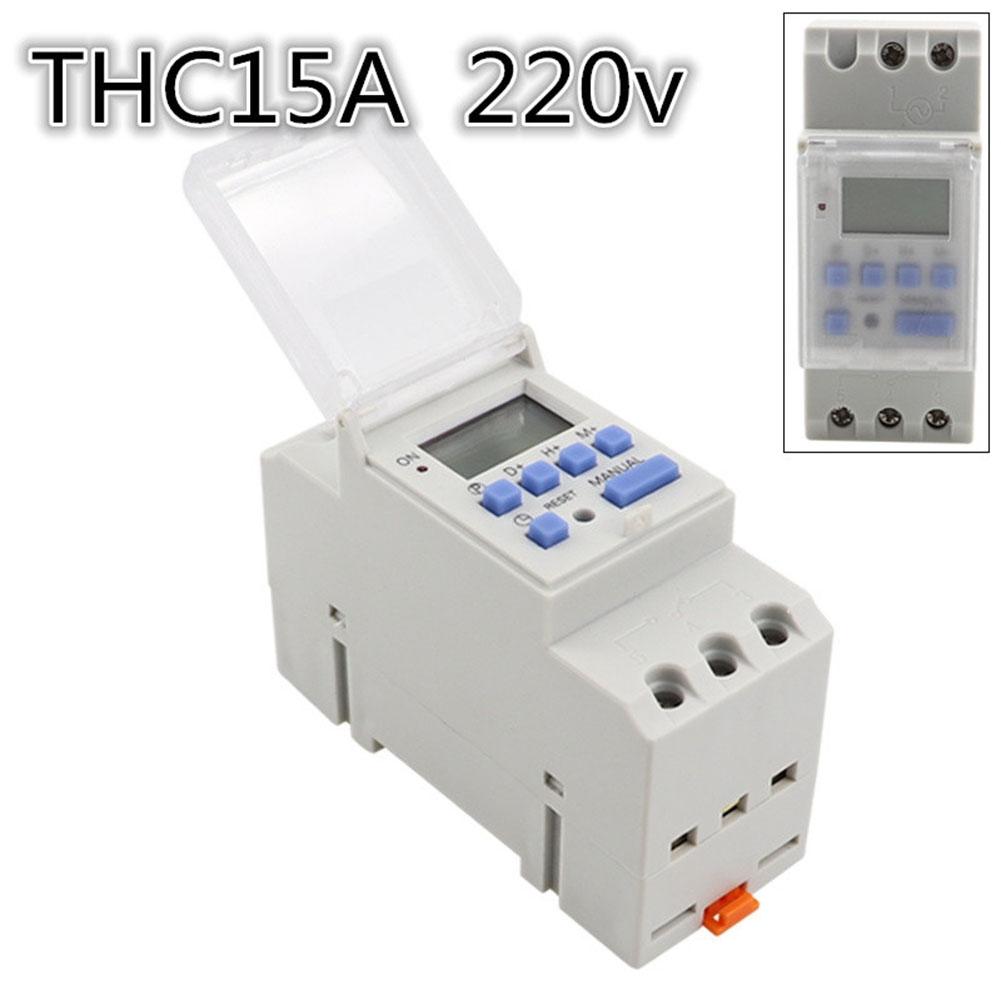 1PCS Time Relay Switch Digital LCD DIN Programmable