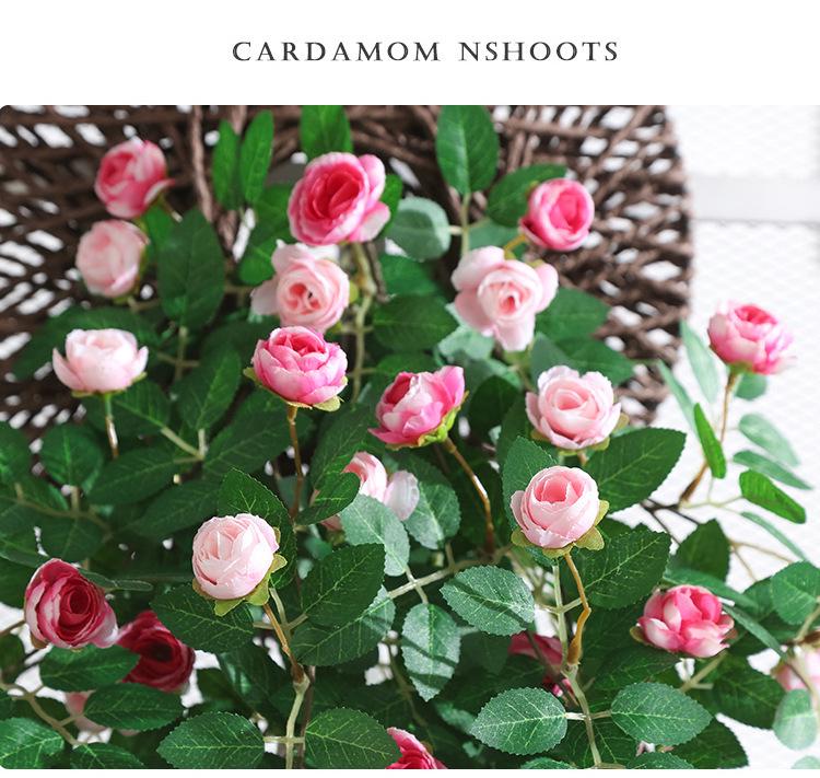 Artificial Rose Flower Vine for Wall & Pipe Decoration In Living Rooms, Malls & Courtyards