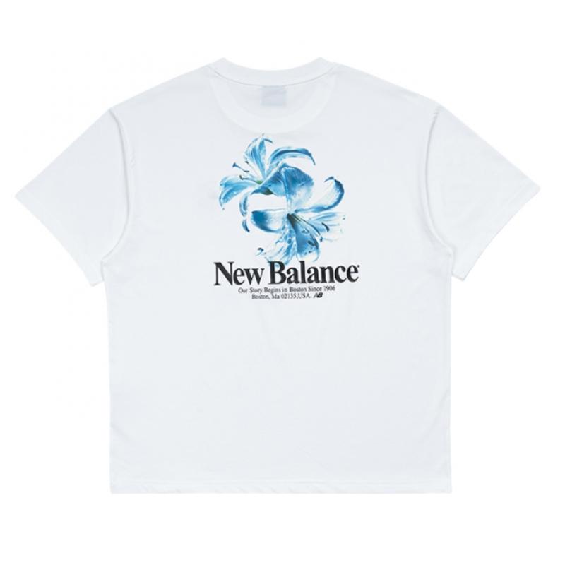 New Balance Uni Frozen Flower Graphic ShorT Sleeve T shirT Nbnef31713 10