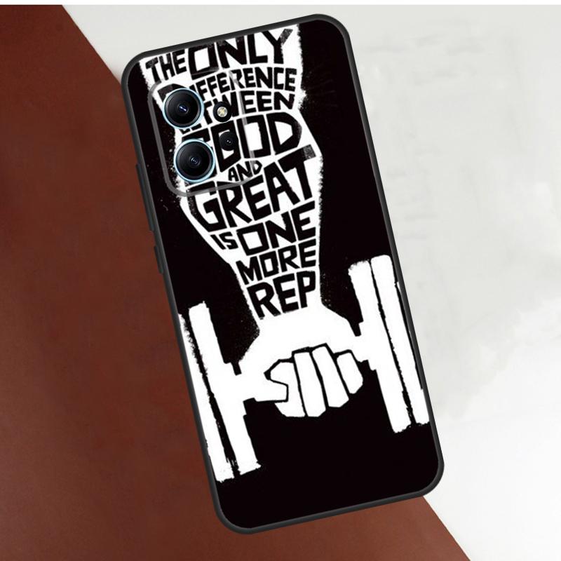 Bodybuilding Gym Fitness Case For Xiaomi Redmi Note 14 10 11 12 13 15 Pro Plus Cover For Redmi 15 14C 12C 10C 13C 15C