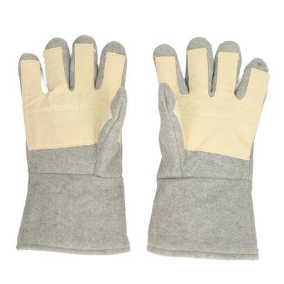 1 Paire de Gants Résistants à la Chaleur Doigts Séparés Moufles Anti-Chaleur Outil pour Travailler Soudure
