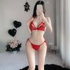 Erotic Lingerie Transparent Panties Open Crotch Tanga Sexy Lingerie Women Body Two-piece Sexy Lace Underwear Sexy Costume