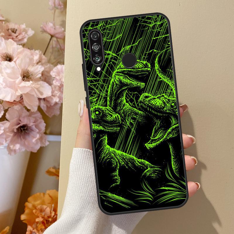 Jurassic Dinosaur For Huawei Nova Y70 Y91 Y61 Y73 Y72 Y90 Y60 12s 12i 11i 8i 9 10 SE P40 Lite P30 P60 Pro Case